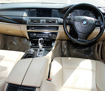 BMW 5 series front interior