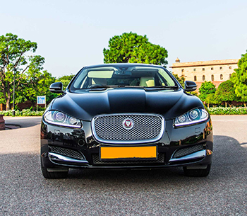 Jaguar XJ front view