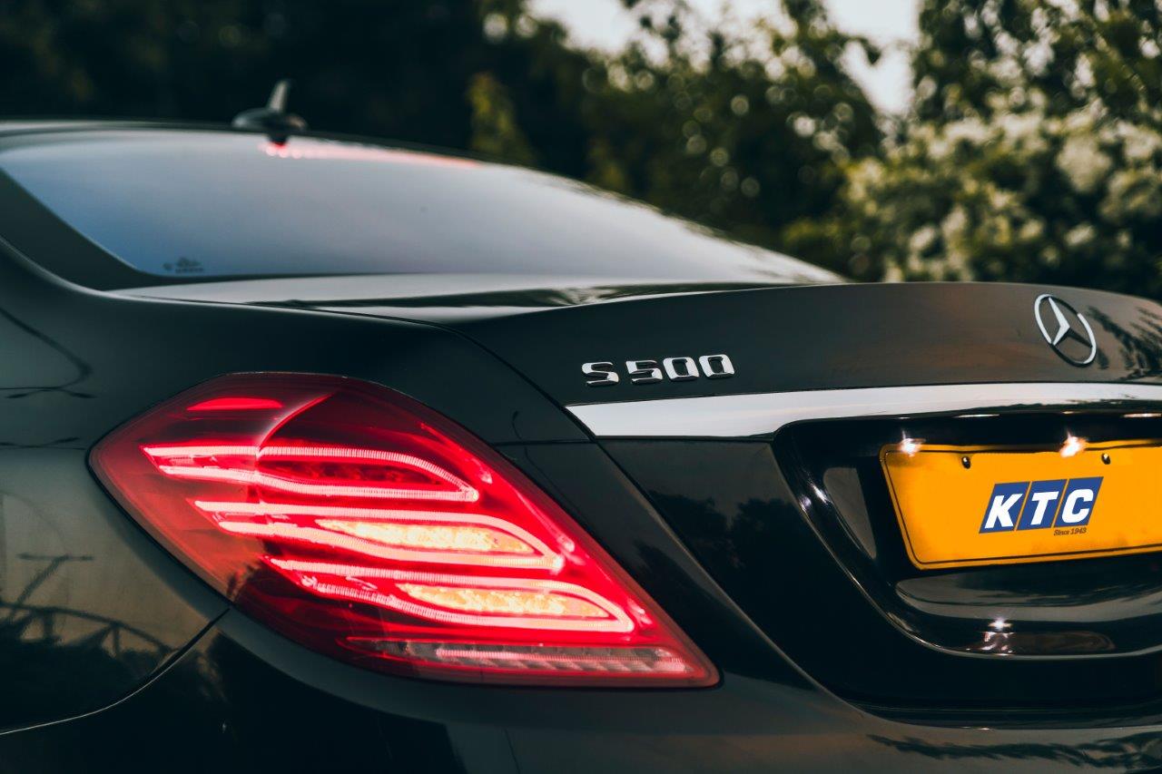 Mercedes S Class 500 rear view