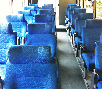 Tata Mini Coach interior