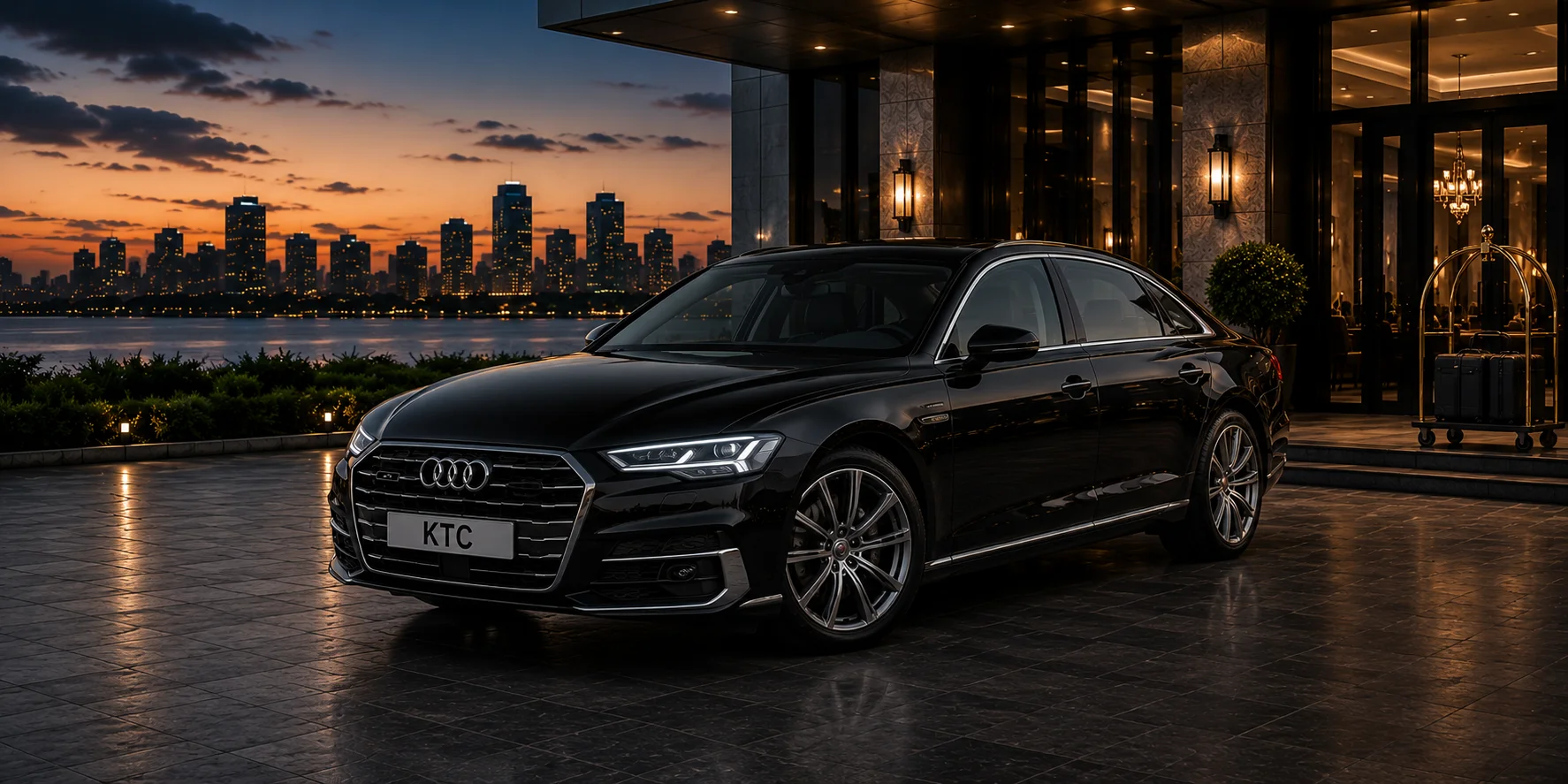 Audi A8L rental with chauffeur - KTC India