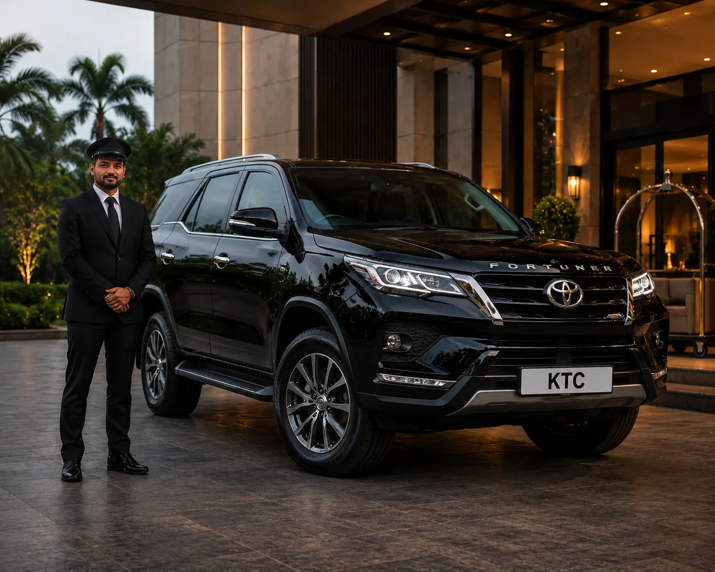 Toyota Fortuner rental with chauffeur - KTC India