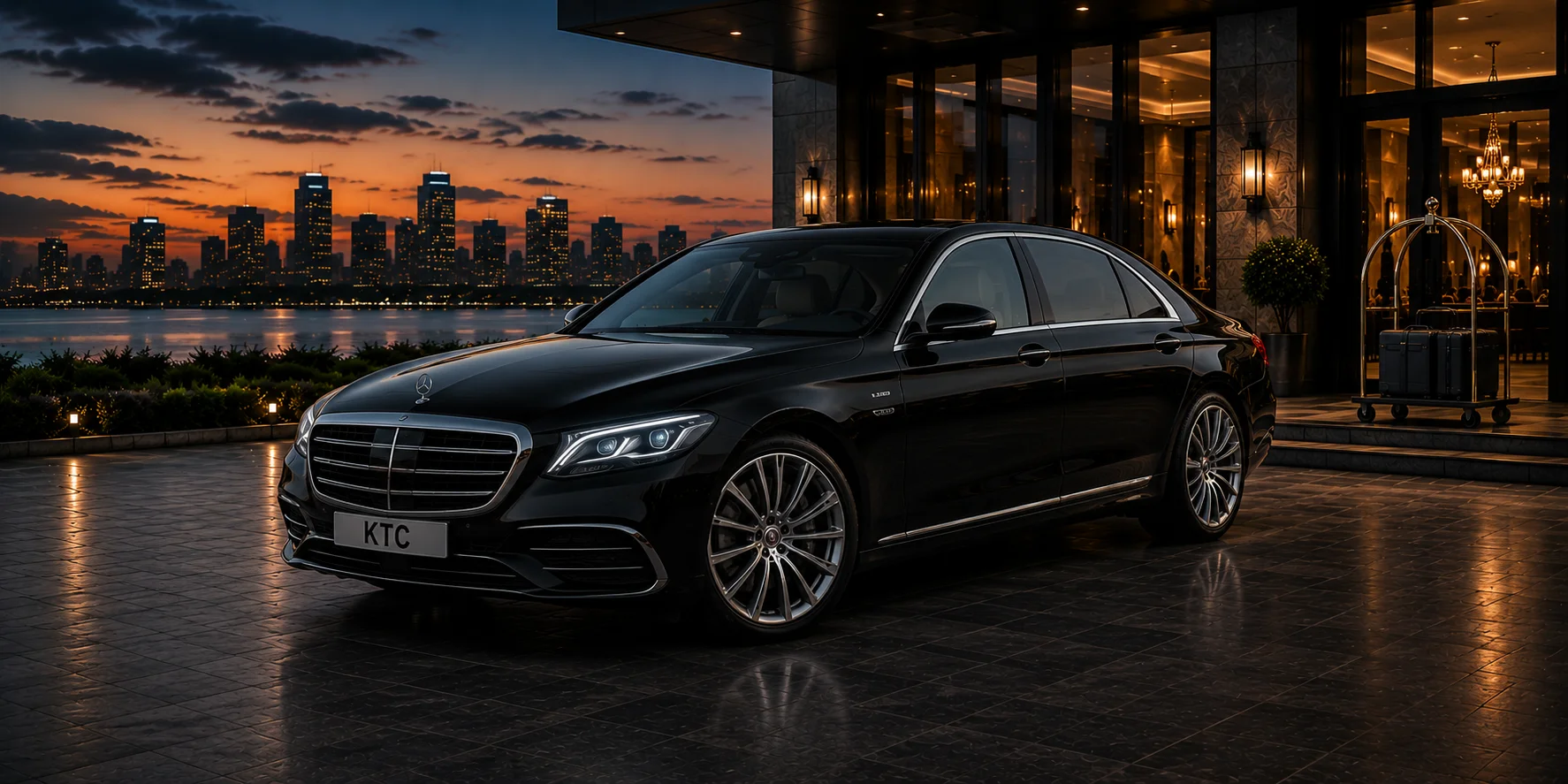 Mercedes S-Class 350 rental with chauffeur - KTC India