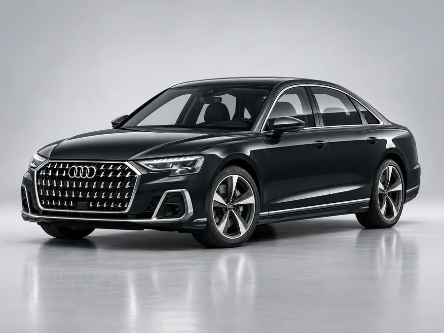 KTC Audi A8 chauffeur driven car rental for India tours