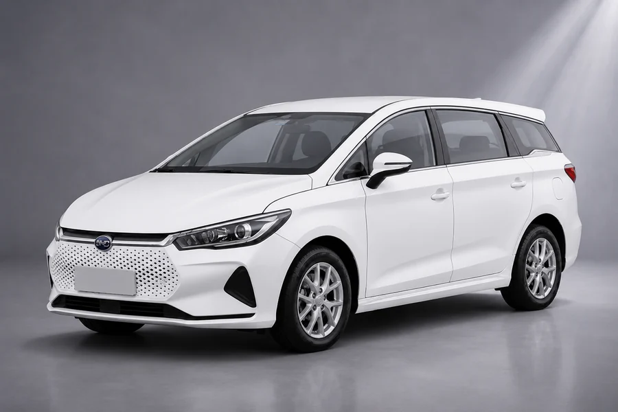 KTC BYD eMax 7 chauffeur driven car rental for India tours