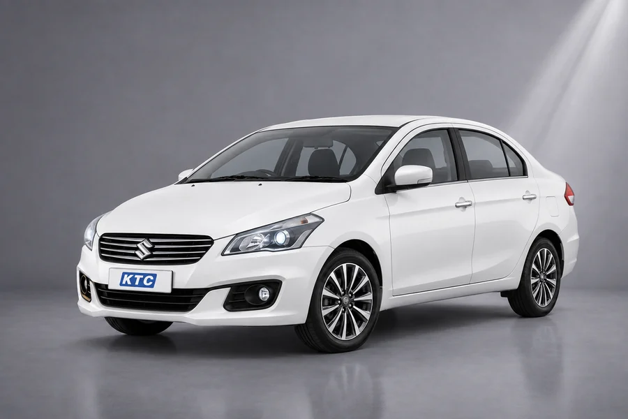 KTC Maruti Ciaz chauffeur driven car rental for India tours