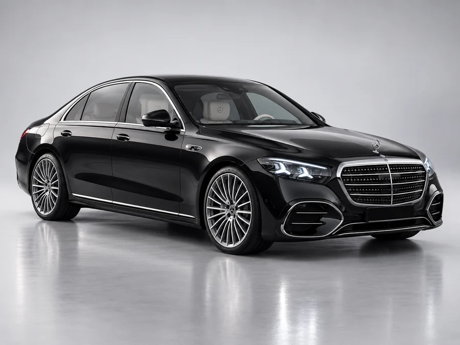 KTC Mercedes S Class chauffeur driven car rental for India tours