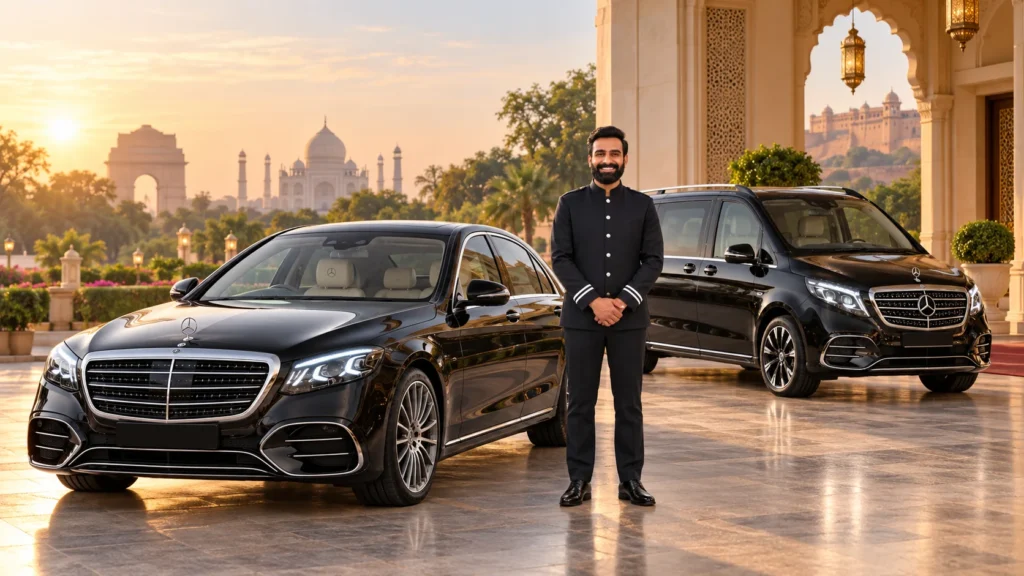 KTC India private chauffeur tours with luxury cars and vans