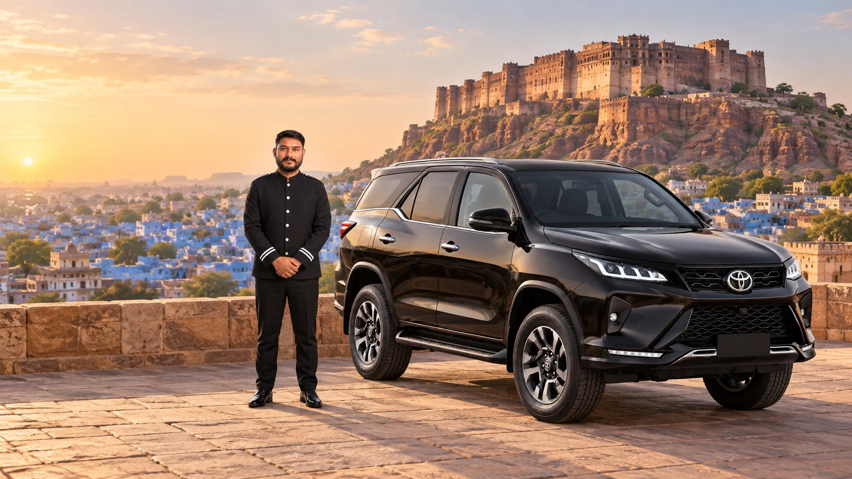 KTC chauffeur driven SUV for Jodhpur and Jaisalmer luxury tour