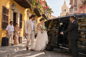 Cartagena destination wedding transport